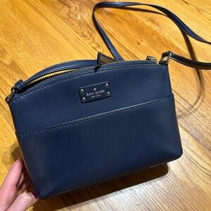 Kate Spade Navy Leather Crossbody Jeanne